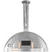 A WPPO stainless steel professional outdoor pizza oven with a tall pipe.