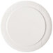 A white GET Sonoma melamine plate with a design on it.
