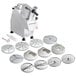 AvaMix CFP12D Dice Continuous Feed Food Processor with 12 Discs - 3/4 hp Main Thumbnail 2