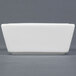 A white rectangular CAC China bowl.
