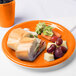 Creative Converting Touch Of Color Lunch Plates – 20 Pack, 7" Sunkissed Orange Plastic Plates