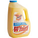 A jug of Whirl sodium-free butter flavored oil with a blue label.