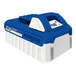 The 24V Sun Joe iON+ battery charger with blue and white accents.