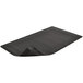 A black rectangular Notrax Diamond Stat anti-fatigue mat with a black pattern.