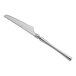 An Acopa stainless steel dinner knife with a long silver handle.