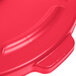 Rubbermaid FG265400RED BRUTE 55 Gallon Red Round Trash Can Lid Main Thumbnail 6