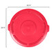 Rubbermaid FG265400RED BRUTE 55 Gallon Red Round Trash Can Lid Main Thumbnail 8