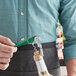 Acopa Waiter's Corkscrew with Green Metal Handle Main Thumbnail 1