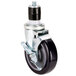 Regency 5" Heavy Duty Swivel Stem Casters for Work Tables and Equipment Stands - 4/Set Main Thumbnail 4