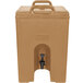 Cambro 1000LCD157 Camtainers® 11.75 Gallon Coffee Beige Insulated Beverage Dispenser Main Thumbnail 3