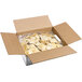 A cardboard box filled with Bernardi Gluten-Free Cheese Ravioli.