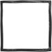 A black square gasket with a white background.