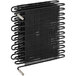 A black condenser coil for an Avantco APST prep table with white handles.
