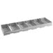 A Baker's Mark aluminized steel bread loaf pan with six compartments.