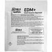 A white Noble Chemical QuikPack packet with black text for EDM+ Enzymatic Drain Maintainer.