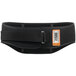 A black Ergodyne ProFlex 1500 back support belt with orange and red tags.