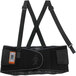An orange and black Ergodyne ProFlex 100 back support belt with straps.