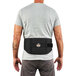 A man wearing an Ergodyne ProFlex 1500 black back support belt.