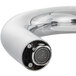 A Waterloo chrome hands-free sensor faucet with a gooseneck spout and deck plate.