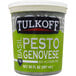 A case of Tulkoff Basil Pesto Genovese sauce on a counter.