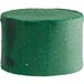 A green cylinder shaped object with round ends.
