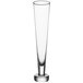 A Fortessa Temptationz flute wine glass with a clear base.