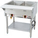 APW Wyott SST2S Stationary Steam Table - Two Pan - Sealed Well, 208V Main Thumbnail 3