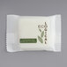 A white square EcoLOGICAL cleansing bar soap in plastic wrap with green text.