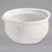 Hall China by Steelite International HL4770BWHA 8 oz. Ivory (American White) China Onion Soup Bowl - 12/Case Main Thumbnail 1