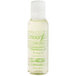 A close-up of a case of Nourish lemongrass body wash with a clear cap.