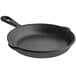 An Acopa faux cast iron fry pan with a handle.