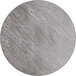 A grey and white marbled table top with a grey circle.