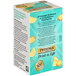 A box of Twinings Probiotics Lemon & Ginger Herbal Tea Bags with text and images on it.