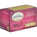 A pink box of Twinings English Afternoon Tea Bags with 20 tea bags inside.