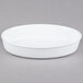 CAC ODP-8 46 oz. White Oval Deep Dish Porcelain Serving Platter - 12/Case Main Thumbnail 2