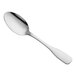 An Acopa Triumph stainless steel serving spoon with a silver handle.