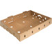 A white Vented Cardboard Produce Master Tray box.