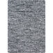 A close up of a grey and white Joy Carpets Impressions Balanced area rug with a gray pattern.