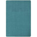 A mint green Joy Carpets Kid Essentials area rug with a teal and blue pattern.