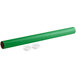 A green Lavex mailing tube with two white caps.