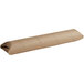 A brown rectangular cardboard mailing tube with a line.