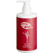 A red and white bottle of Noble Eco Novo Natura hand and body lotion.
