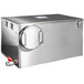 A large stainless steel Grease Guardian box with a lid and a handle.