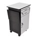 Luxor WPSDD3 Mobile Multimedia Workstation Stand with Locking Cabinet Main Thumbnail 3