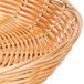 11" x 1 1/2" Round Wicker Bread Basket Main Thumbnail 7
