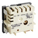 A white Robertshaw 5500 M Series Infinite Switch with black and white electrical connections.