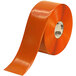 A roll of Mighty Line orange safety tape.