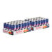 A case of 48 Red Bull Original energy drink cans.
