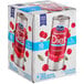 A case of 24 Ocean Spray Diet Sparkling Cranberry Juice Cocktail cans.