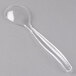 Sabert UCL72S 10" Clear Disposable Plastic Serving Spoon - 72/Case Main Thumbnail 4